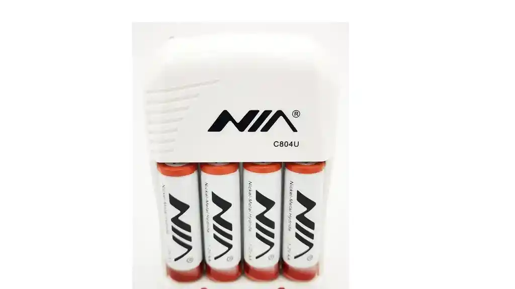 Nia Cargador Pila Aa 1500mah Bateria Recargable X4 + Usb