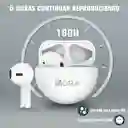 Audífonos Earbuds Bluetooth Manos Libres Color Blanco Aut119