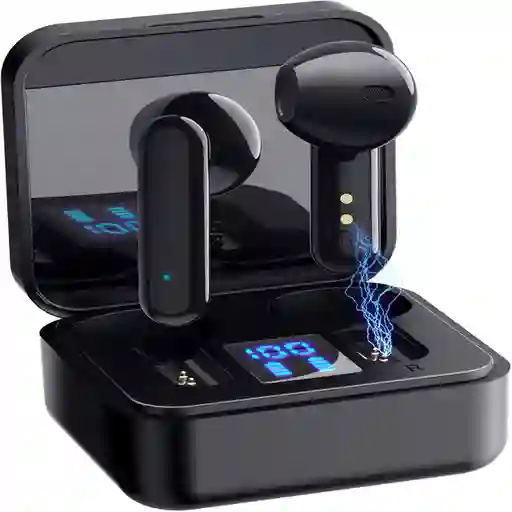 Audífonos Earbuds Bluetooth Manos Libres Negros Aut120