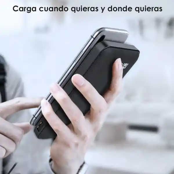 Power Bank 20000mah 10.5w Cuatro Cables Gar159
