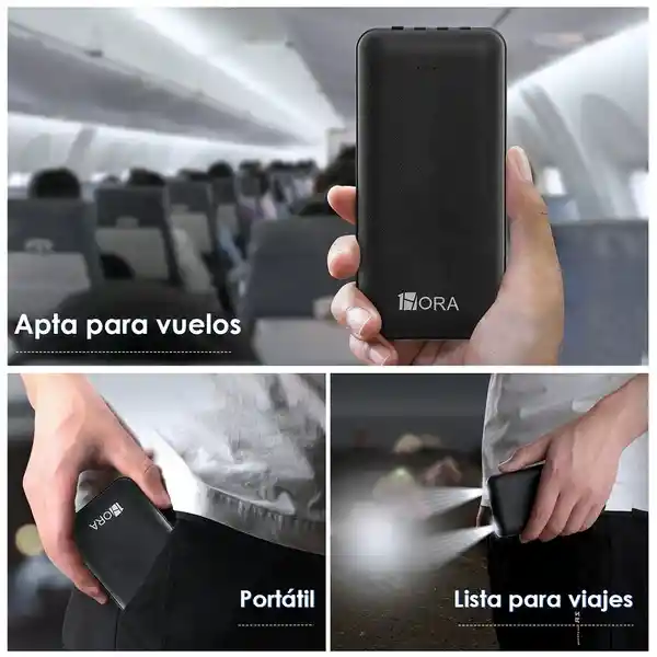 Power Bank 20000mah 10.5w Cuatro Cables Gar159