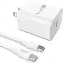 Adaptador Tipo C Carga Rápida Cargador Con Cable Tipo C Gar147