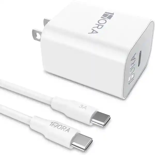 Adaptador Tipo C Carga Rápida Cargador Con Cable Tipo C Gar147