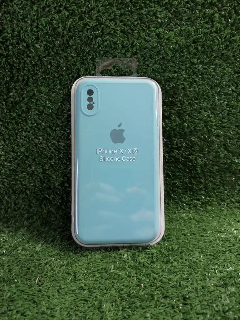 Iphone Xs | Forro Protector| Silicone Case | Celeste | Iphone | Carcasa | Funda | Anti Humedad