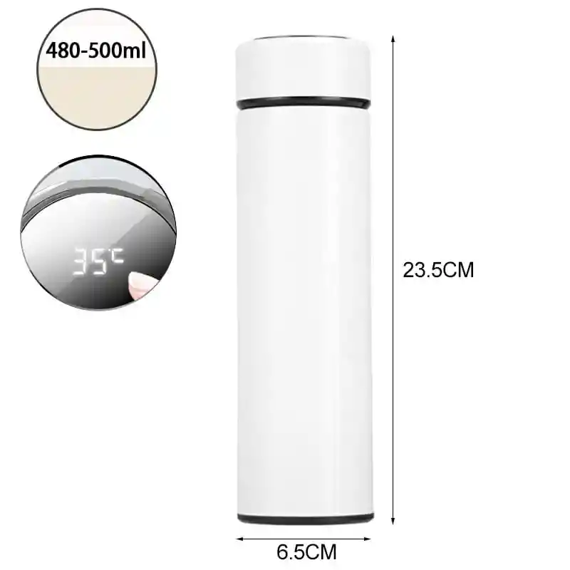Termo Para Bebidas Calientes Y Frías Con Control De Temperatura