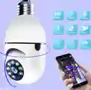Cámara De Seguridad Wifi Bombillo Robotica Panoramica Ip 360