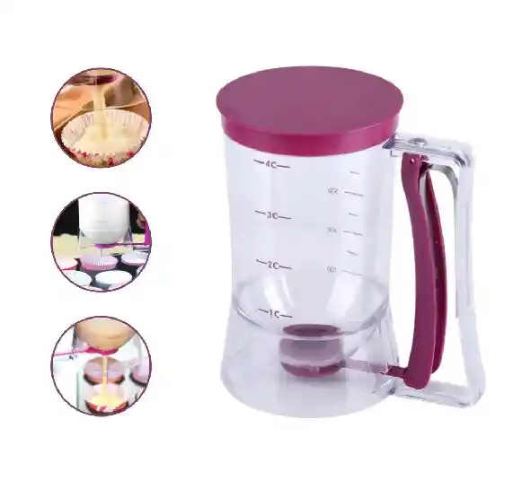 Dispensador De Masa Para Cupcake Muffins Waffles Magdalenas Galletas