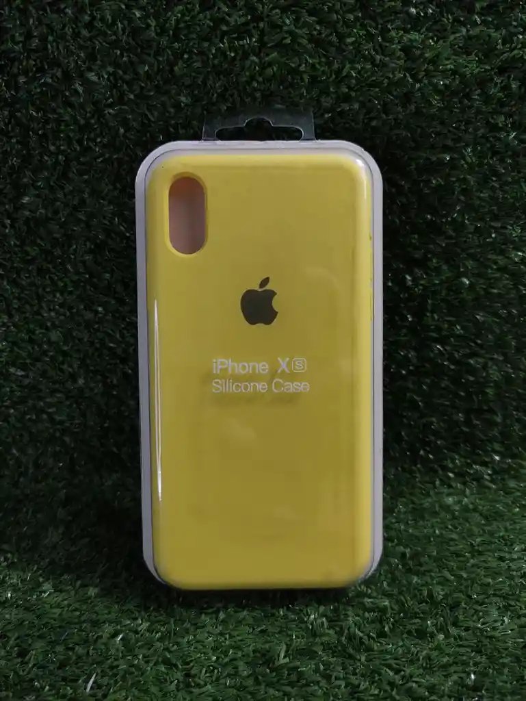 Iphone Xs | Forro Protector| Silicone Case | Amarillo | Iphone | Carcasa | Funda | Anti Humedad