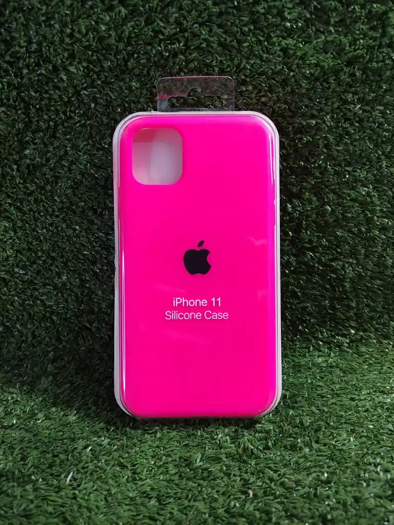 Iphone 11 | Forro Protector| Silicone Case | Fucsia Neon | Iphone | Carcasa | Funda | Anti Humedad