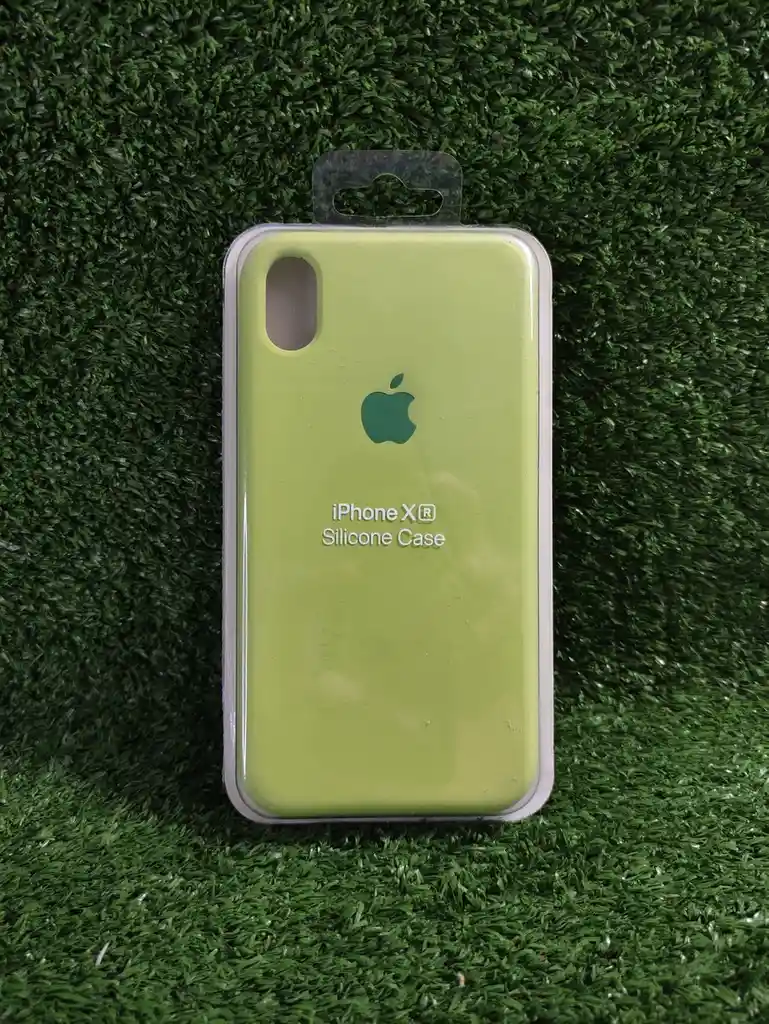 Iphone Xr | Forro Protector| Silicone Case | Verde Manzana | Iphone | Carcasa | Funda | Anti Humedad