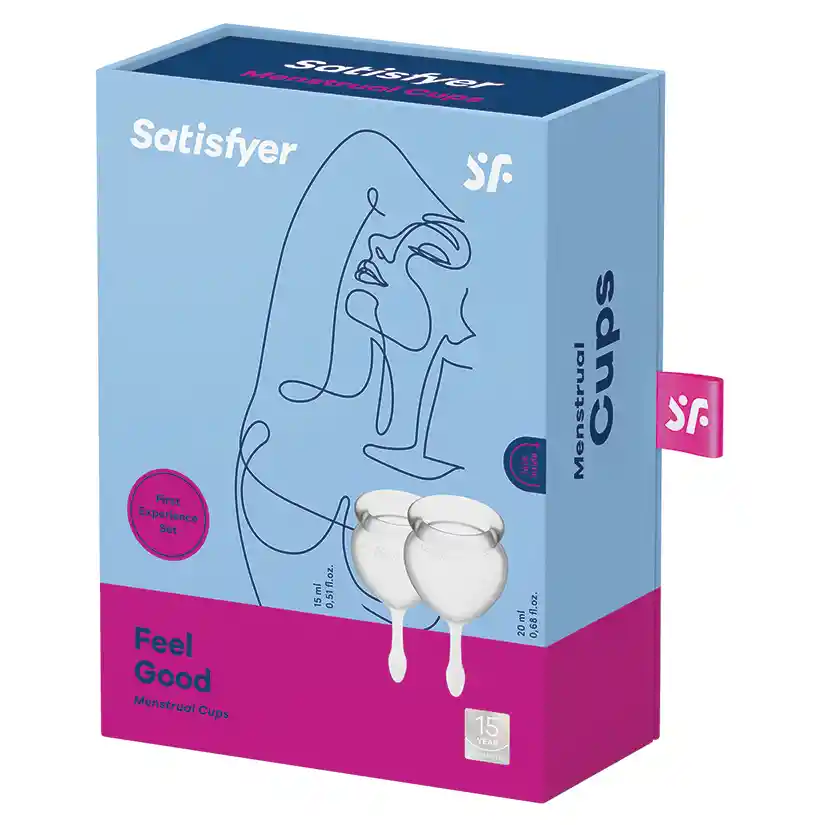 Copa Menstrual Satisfyer Feel Good – Transparente