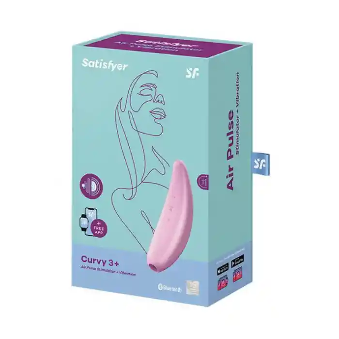 succionador de clitoris SATISFYER curvy app