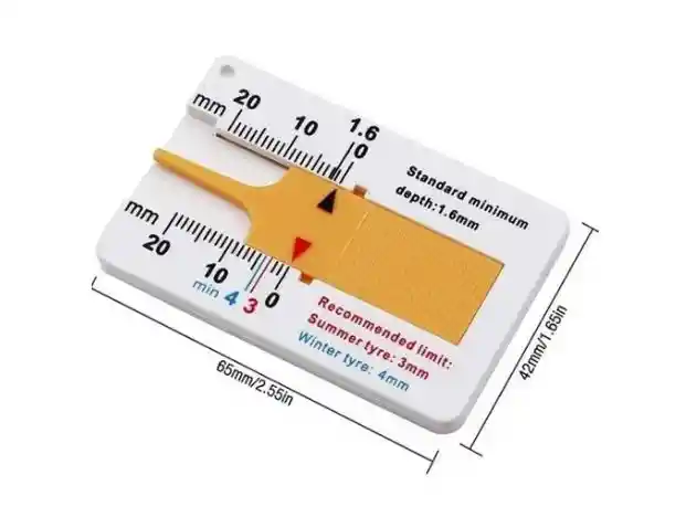 Medidor Calibrador Desgaste Profundidad Llantas Neumaticos 1