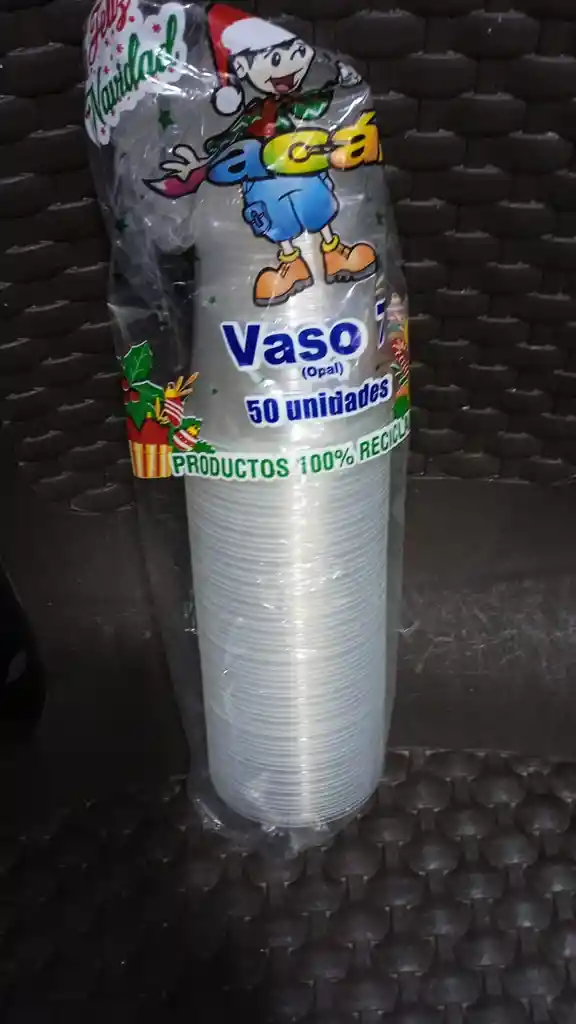 Vaso Desechable Transparente 7onz X 50 Und