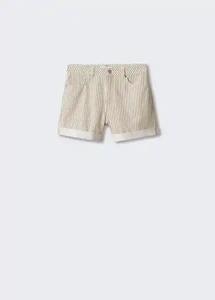 Short Mom80 Arena Talla 46 Mujer Mango