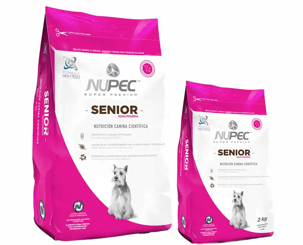 NUPEC senior razas pequenas 2kg