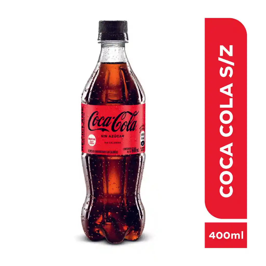 Gaseosa Coca Cola S/az 400ml Pet