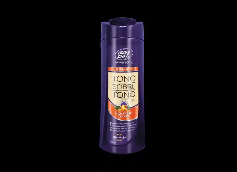  Shampoo  DUVY CLASS  Tono Sobre Tono Negro 200Ml 