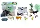 Set 12 Animales Del Campo Muñecos Accesorios Niños Regalo