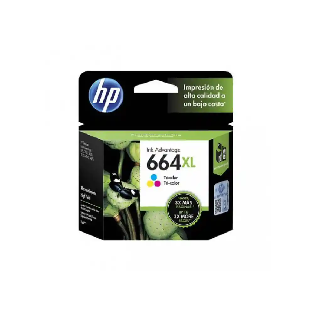 Cartucho Hp Tricolor 664 Xl