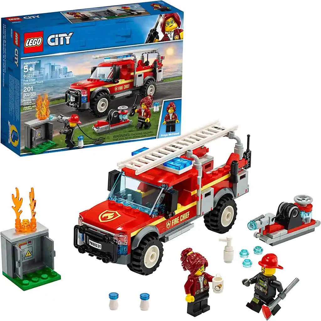 Lego City Camión De Respuesta De La Jefa De Bomberos 60231