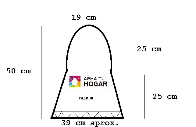 Forro Para Licuadora Línea Tradición Diseños Variados Color Azul