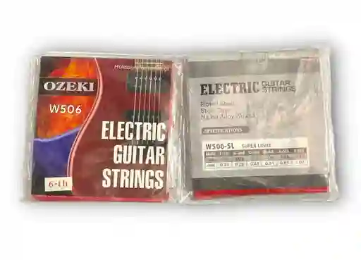 Cuerdas Para Guitarra Electrica Profesionales Marca Ozeki Ref W506