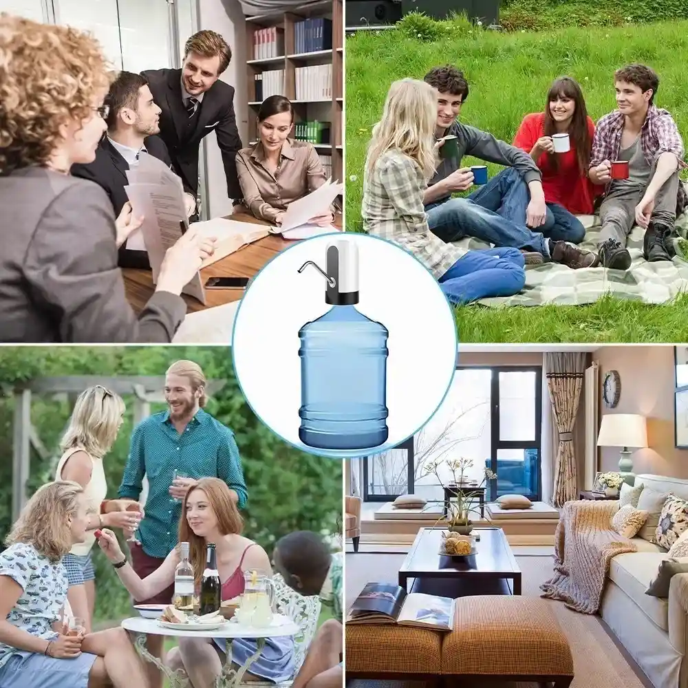Dispensador De Agua Eléctrico Recargable Usb Bomba Universal