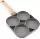 Sartén 4 Compartimentos Antiadherente Huevos Pancakes Hamburguesas