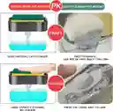 Dispensador De Jabón Líquido Lavaplatos Con Esponja Cocina