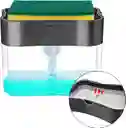 Dispensador De Jabón Líquido Lavaplatos Con Esponja Cocina