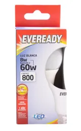 Bombillo Eveready Foco Led Luz Blanca 8w - 60w 800 Lúmenes