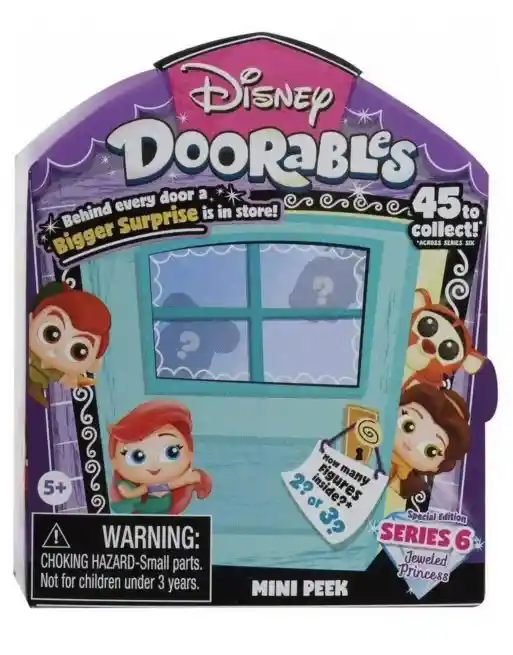Disney Doorables Mini Peek Mystery Figure Pack Series 6 Jeweled Princess