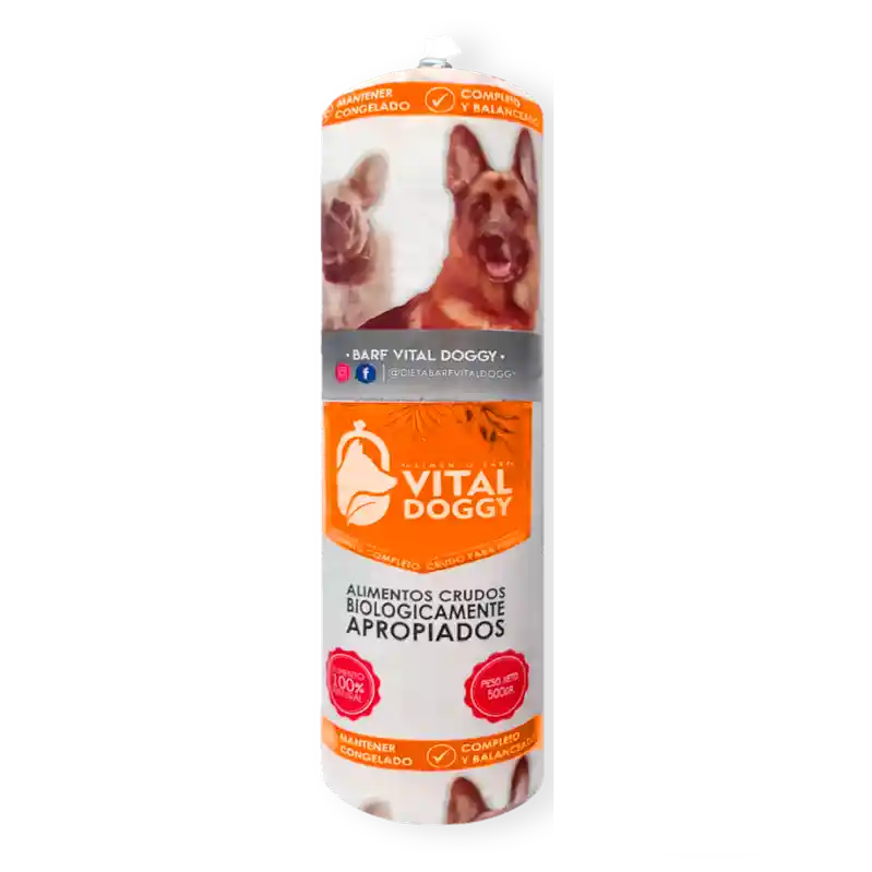 Vital Doggy Barf Conejo 500grs