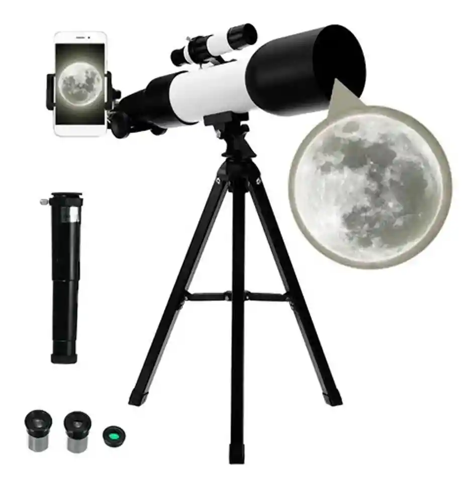 Telescopio Astronomico Monocular F36060 Con Soporte Celular