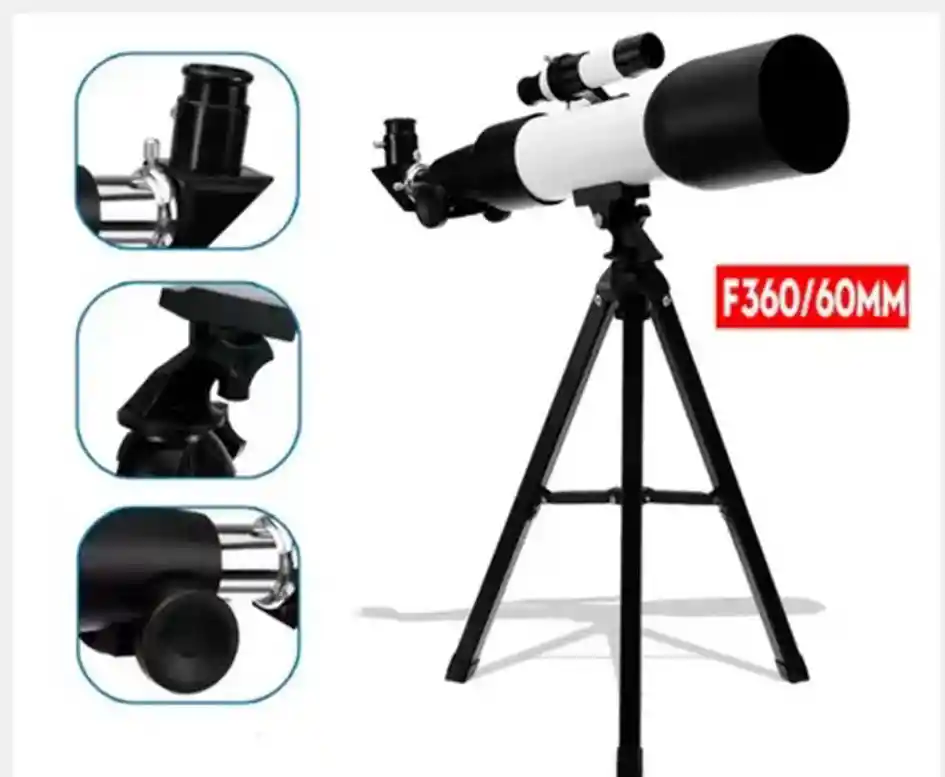 Telescopio Astronomico Monocular F36060 Con Soporte Celular