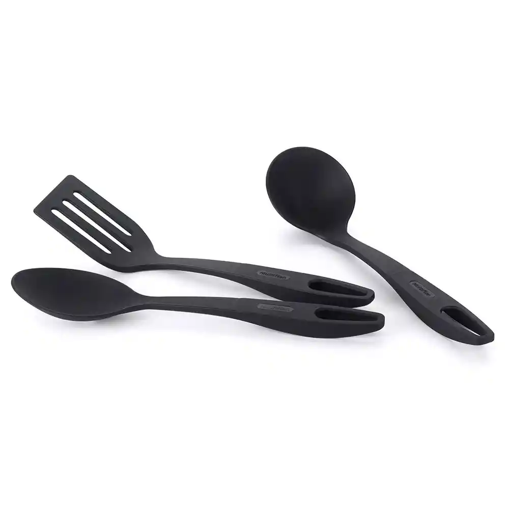 Set 3 Accesorios De Cocina Negro