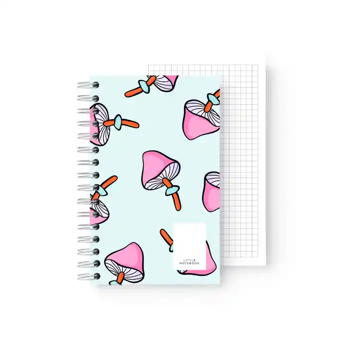 Little Notebook Funghi World Cuadriculado