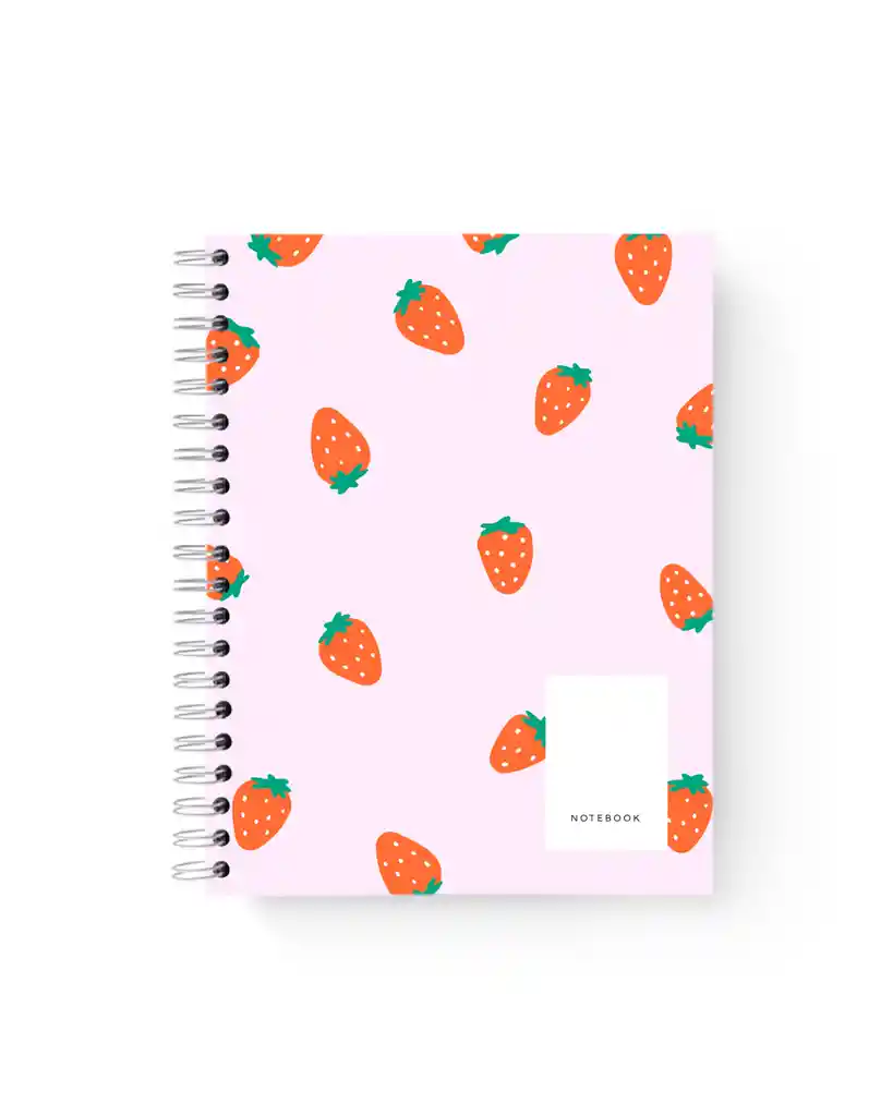 Notebook Fresas Party Rayado