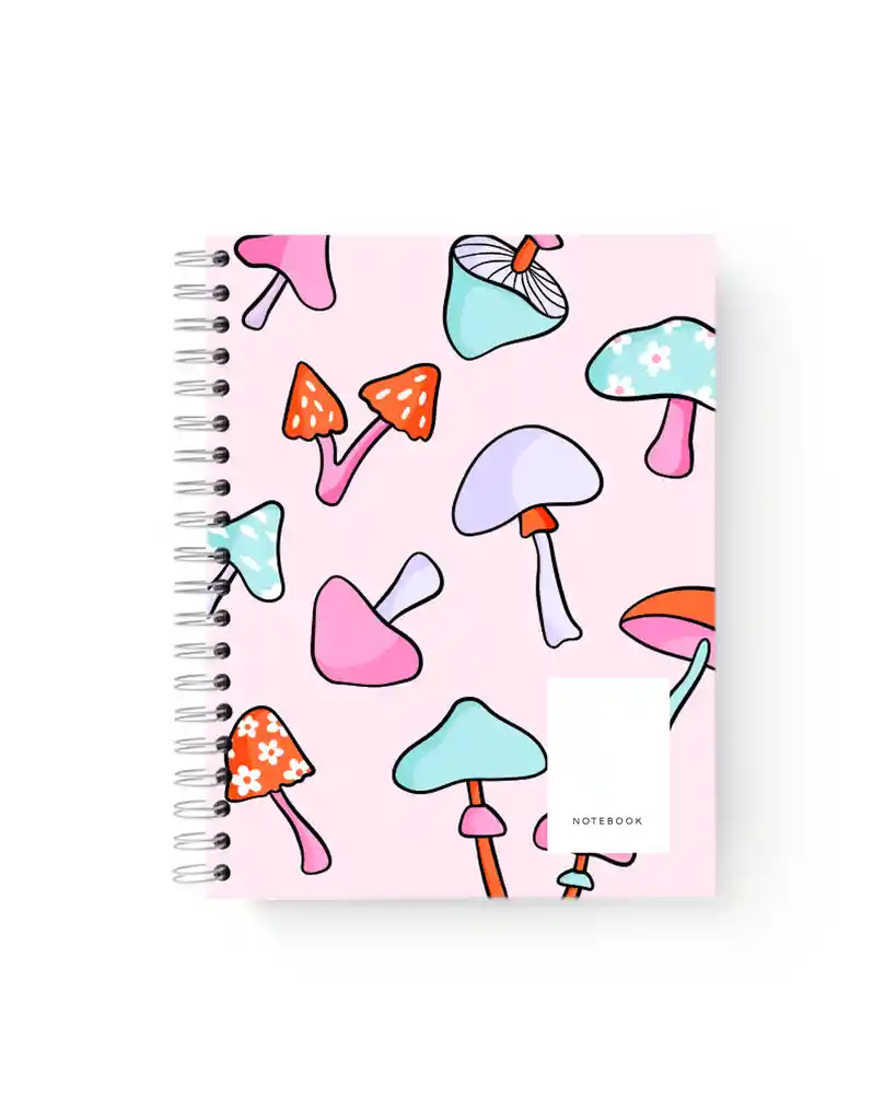 Notebook Funghi World Cuadriculado