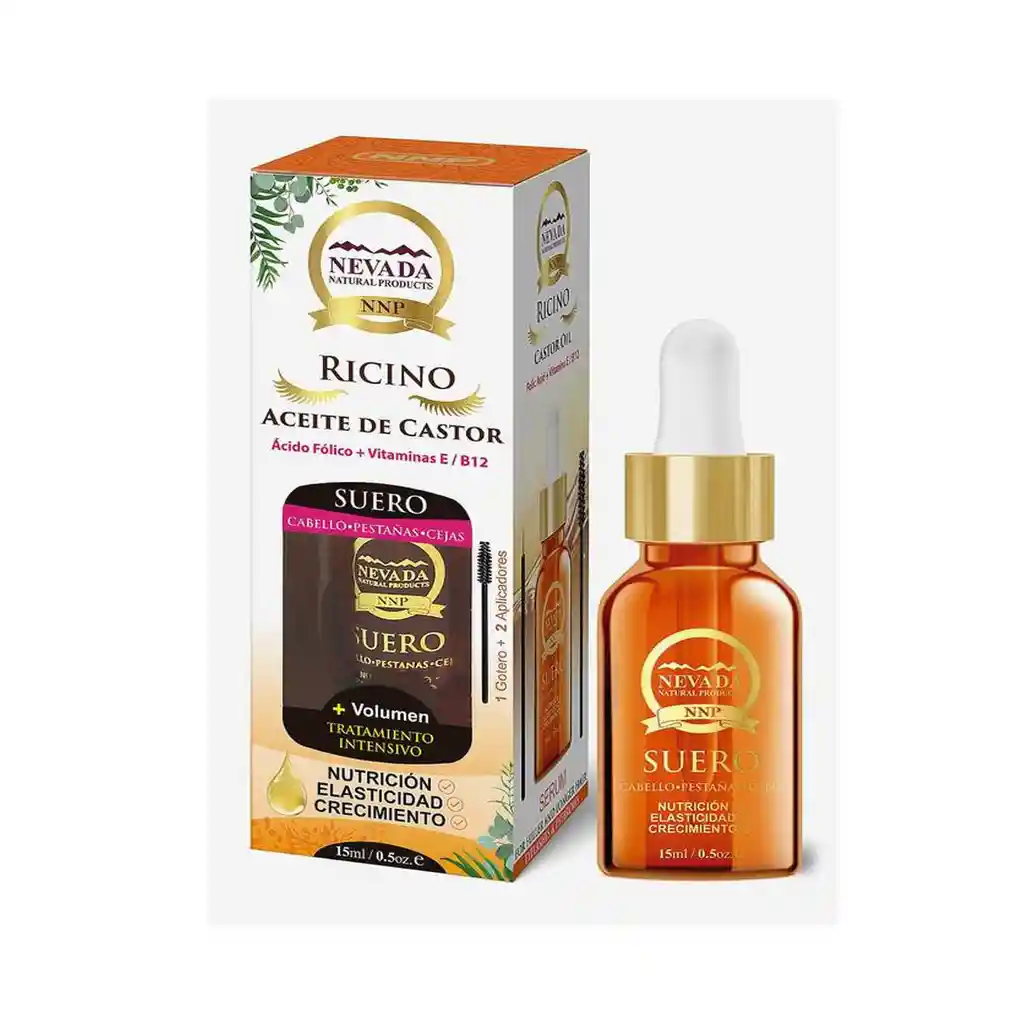 Nevada Suero Ricino Cejas Y Pestañas Perfectas 15ml