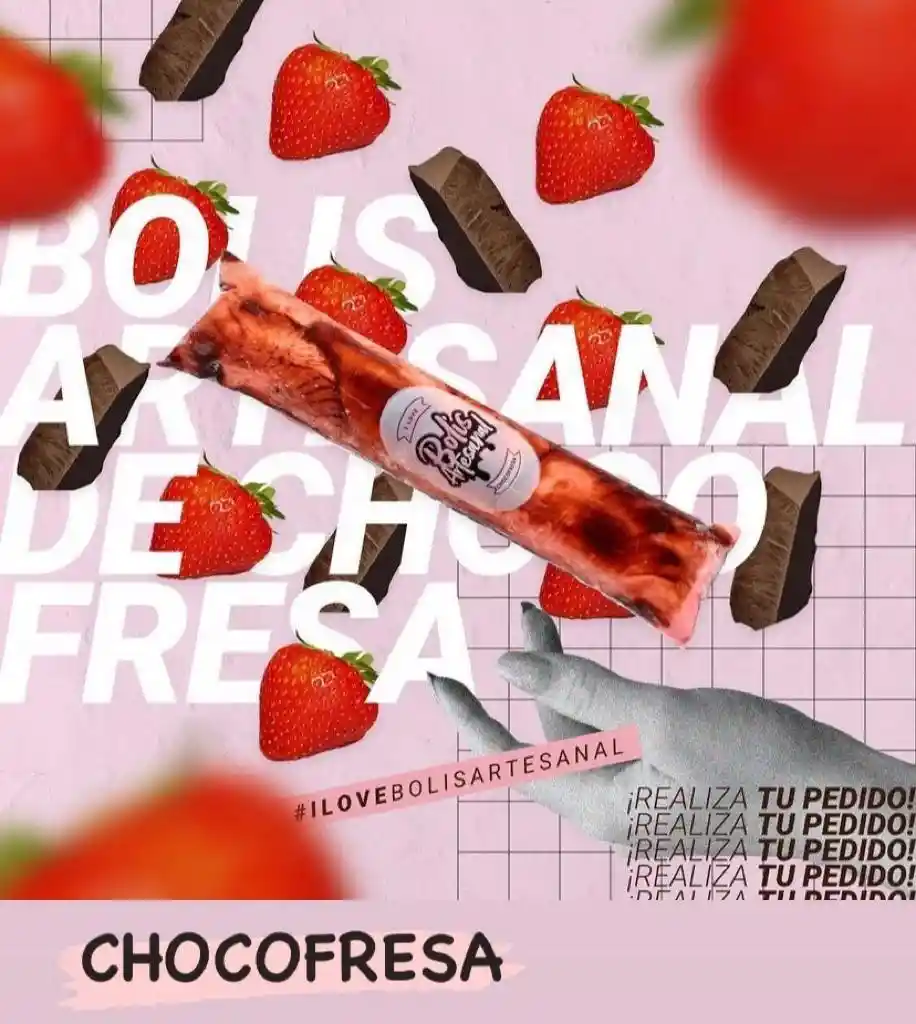 Bolis De Chocofresa