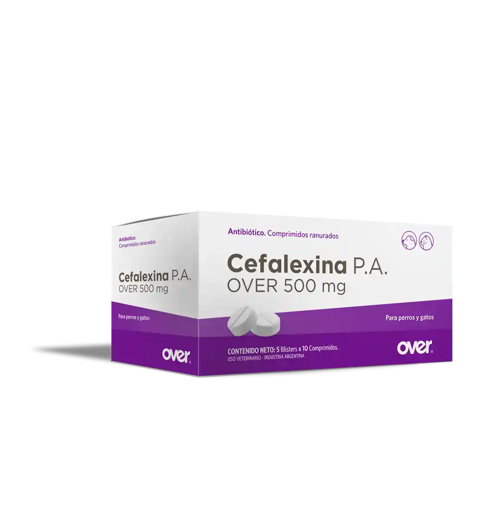 Cefalexina P.a Over 500mg Precio Por Tableta