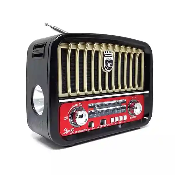 Radio Portatil De Am/fm Con Reproductor De Mp3 / Usb / Sd / Tf