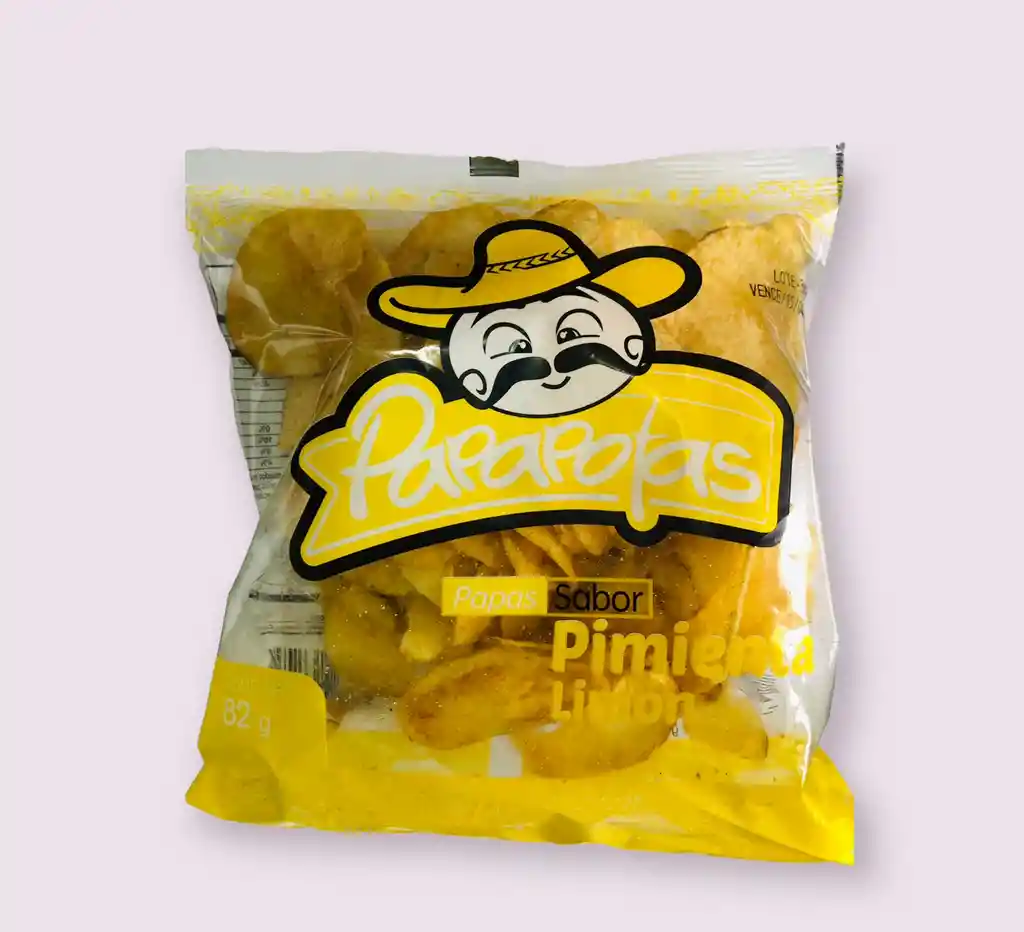 Papapotas Sabor (pimienta Limon) 82g