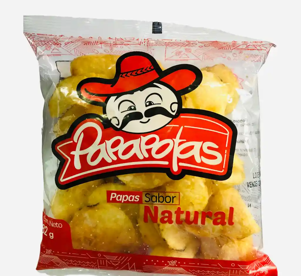 Papapotas Sabor Natural 82g