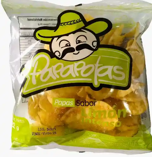 Papapotas Sabor Limon Intenso