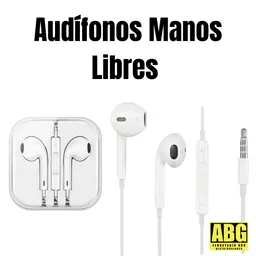 Audifonos Manos Libres (entrada 3.5mm)