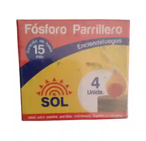 Fósforos Parrillero El Sol