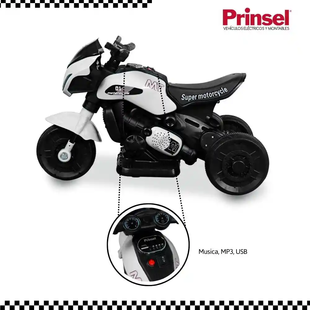 Prinsel motocicletas eléctricas para niños 